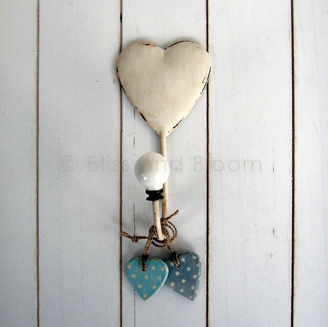 Heart wall hook Bliss and Bloom